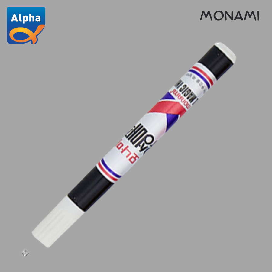 

[Monami] Permanent Marker - Black / Spidol Permanen - Hitam /[모나미] 유성매직-둥근닙/흑색