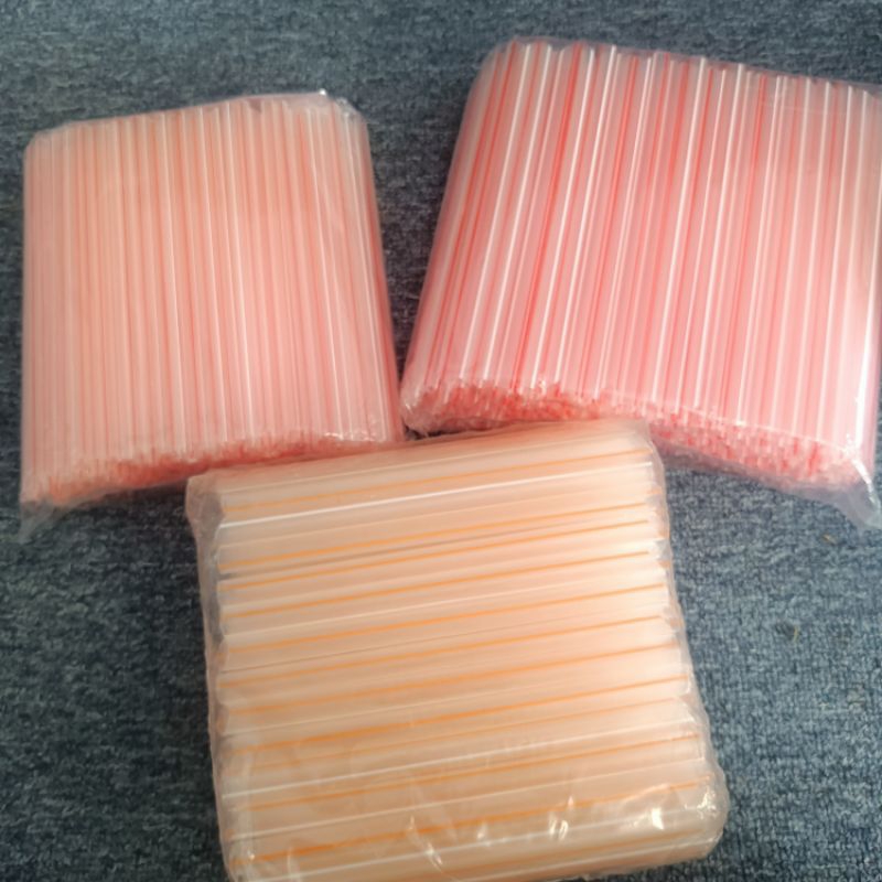 Sedotan bubble salur bening sedotan boba murah