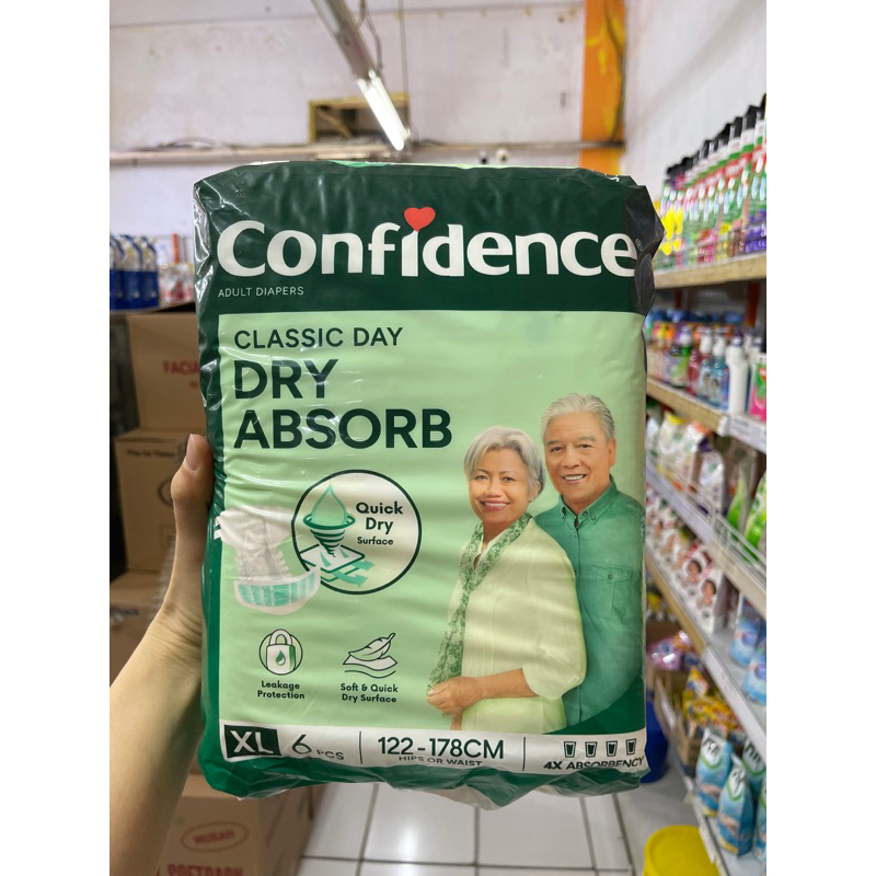 confidence adult diapers - confidence popok dewasa dry absorb - confidence popok perekat dewasa