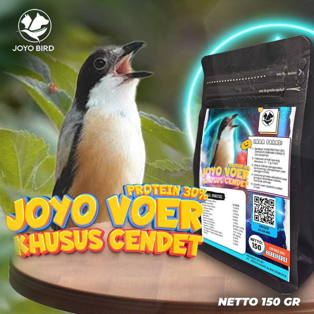 VOER BURUNG CENDET | VOER HARIAN | VOER NUTRISI KOMPLIT | JOYO VOER HARIAN KHUSUS CENDET