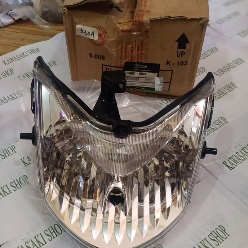 reflektor lampu depan zx130 original kawasaki