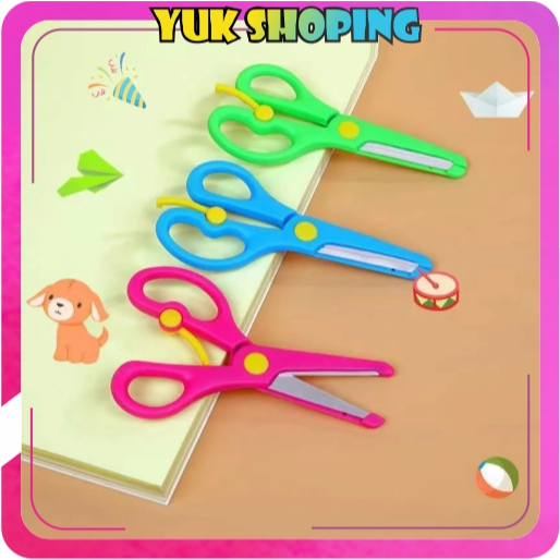 

✧YUKSHOPING✧ Gunting anak/gunting pengaman anak/gunting mini/gunting kertas R1153