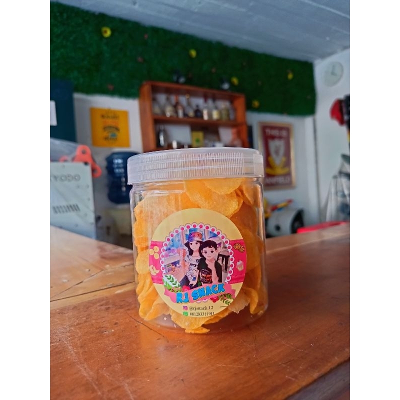 

Keripik Kentang Original Premium Crunchy Crispy Kemasan Toples Kecil 110gr