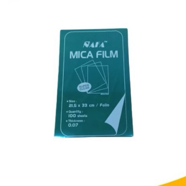 

HJK Jilid Mika Nafa F4 Transparan 100 Pcs