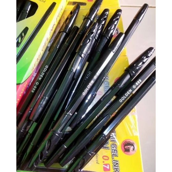 

(Pcs) GOLDEN - Bolpen Semi Gel Ink Pen 0.7mm G-689 Standard