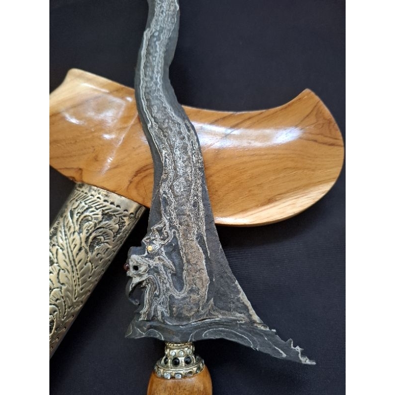 Keris Nogo Siluman Pamor Wos Wutah Tangguh Mataram Wingit Istimewa
