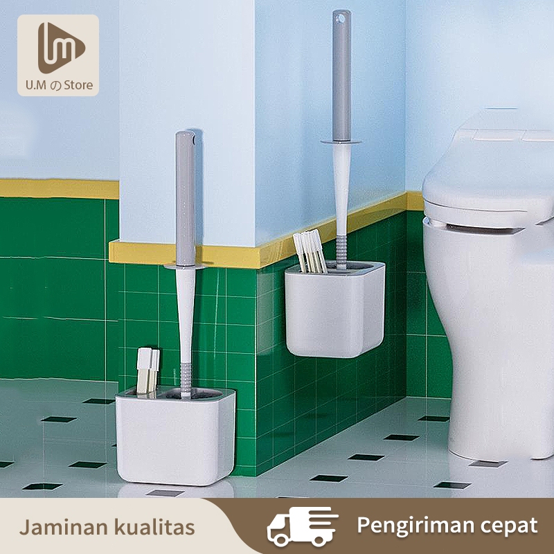 sikat wc toilet Sikat Pembersih Toilet Duduk Jongkok Dengan Holder sikat kamar mandi