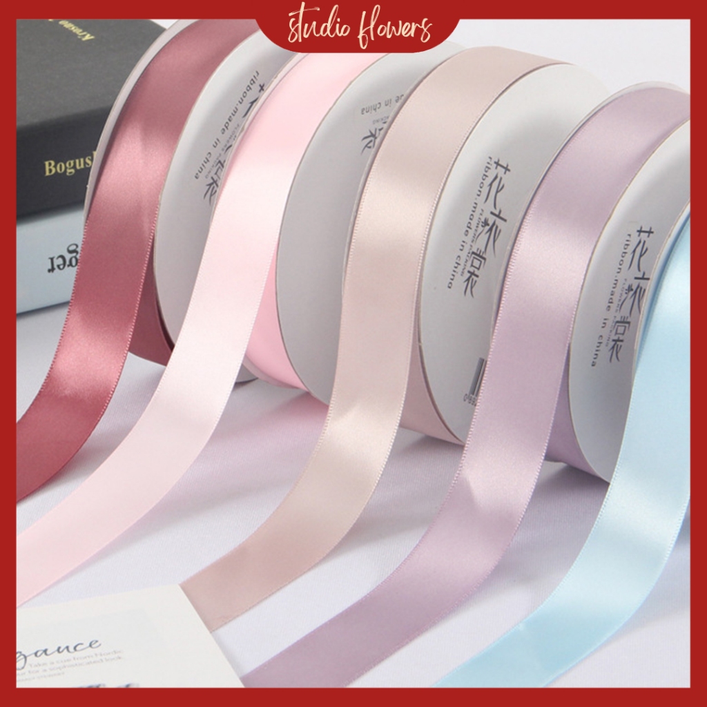 

(ROLL) Pita Satin 2CM Pita Buket Bunga Pita Kado Pita Hiasan PT01