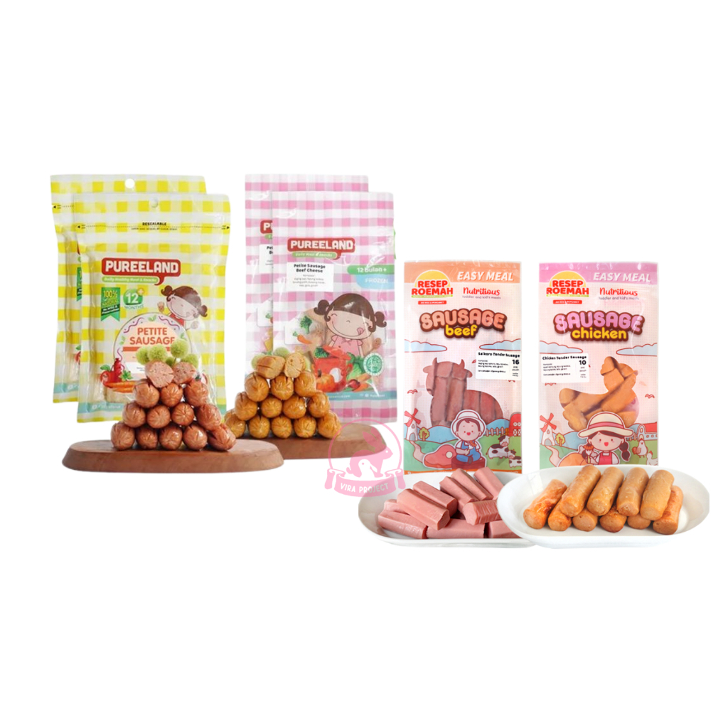 

12+ RESEP ROEMAH PUREELAND SOSIS MINI SAUSAGE FROZEN MPASI BAYI