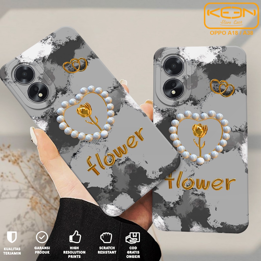 Case Oppo A18/Oppo A38 - Softcase Oppo A18/A38 Motif Lovely - Casing Hp Oppo A18/A38 - Case Hp - Sof