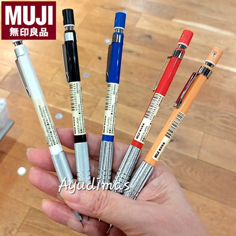

MUJI Color Low Center Gravity Mechanical Pencil 0.3mm / 0.5mm - colour pensil mekanik