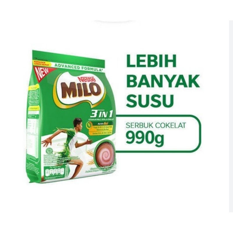 

Milo activ Go Pouch 990 gr