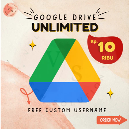 Google Drive Unlimited Storage Lifetime Bergaransi Resmi Gdrive