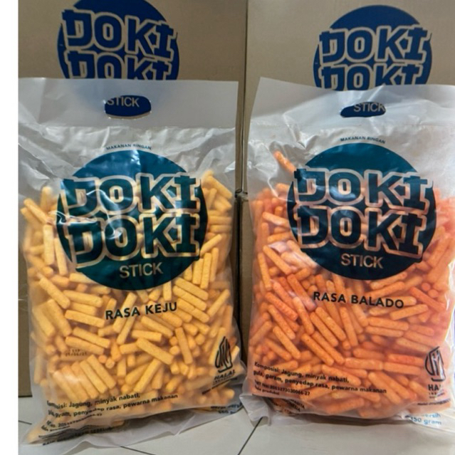 

SNACK STIK DOKI DOKI 350 GRAM BALADO KEJU