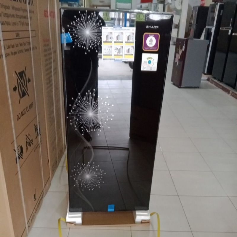 KULKAS 1 PINTU SHARP DOUBLE FREEZER SJX 197 WDW