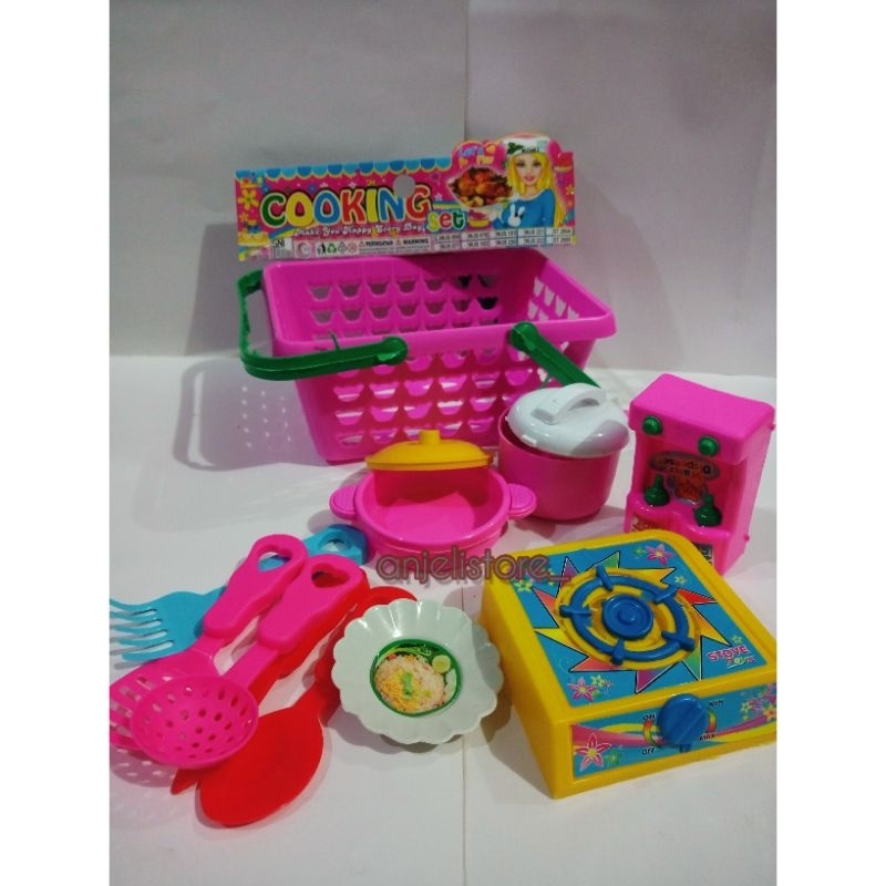 MAINAN MASAKAN ANAK/ MAINAN ANAK PEREMPUAN/ MAINAN MASAKAN MINI/ MAINAN MASAKAN SET