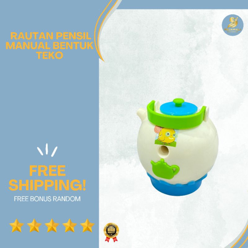 

Rautan Pensil Manual Bentuk Teko/ HARGA TERJANGKAU KUALITAS TERBAIK!/ FREE BONUS RANDOM!