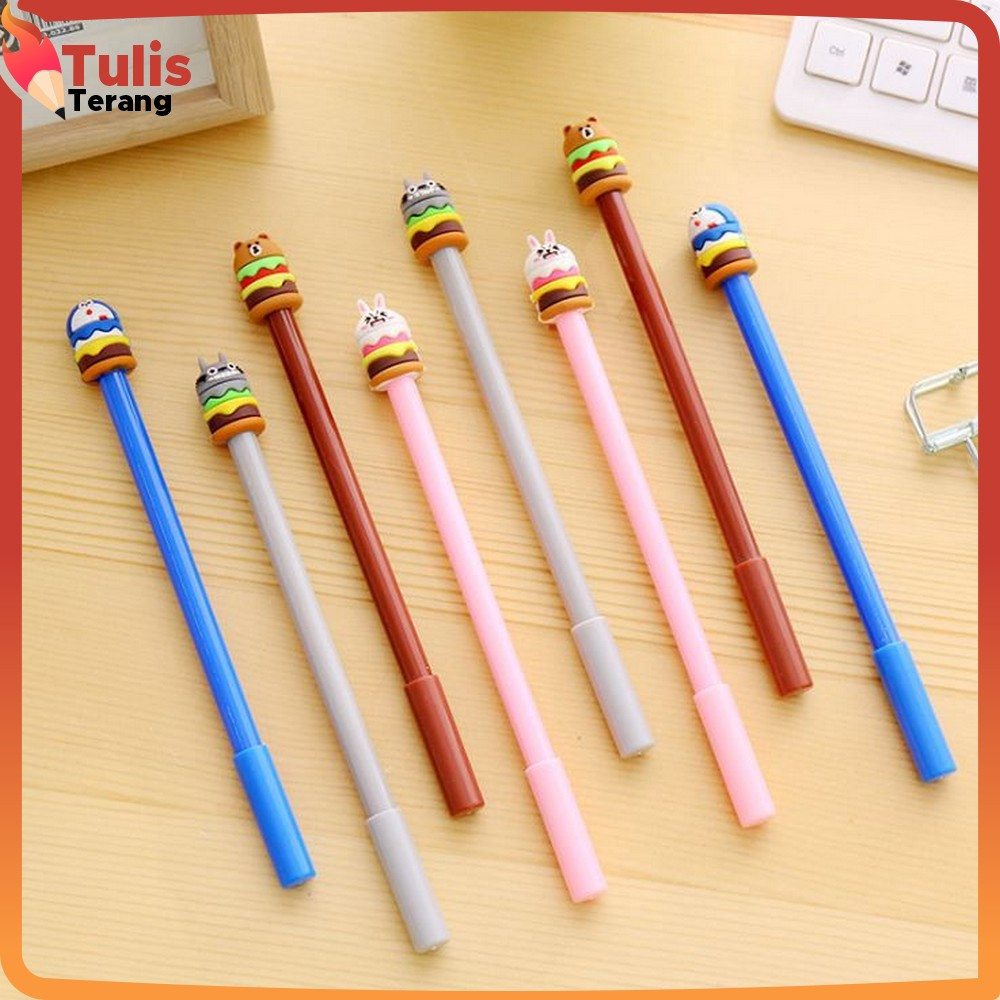 

Pulpen Hamburger Karakter Cartoon / Alat Tulis Perlengkapan Anak Sekolah / Pen Burger Kartun Line Stationary Tulis Terang A7