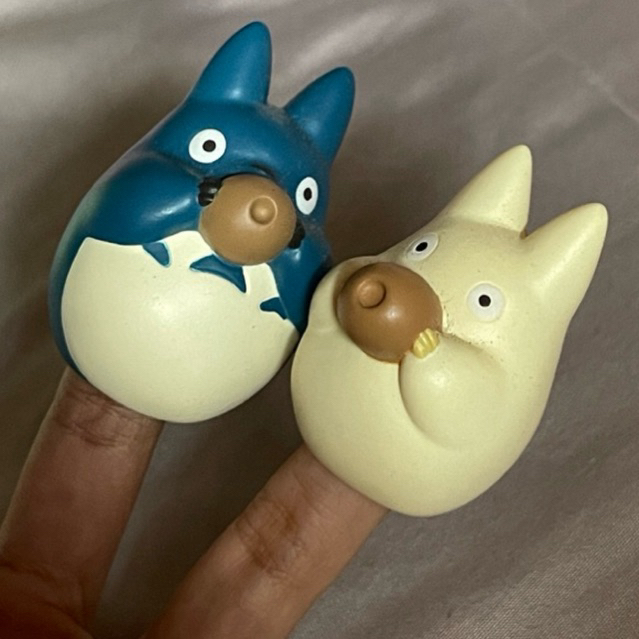 Bonjar Totoro Biru dan Putih Figures Pajangan My Neighbor Totoro Sun Arrow Studio Ghibli