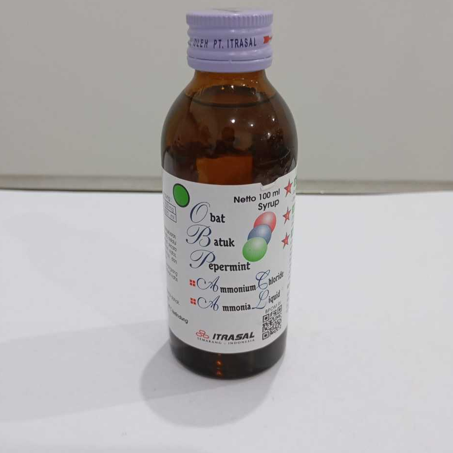 OBAT BATUK PEPPERMINT (OBP) ITRASAL 100 ML