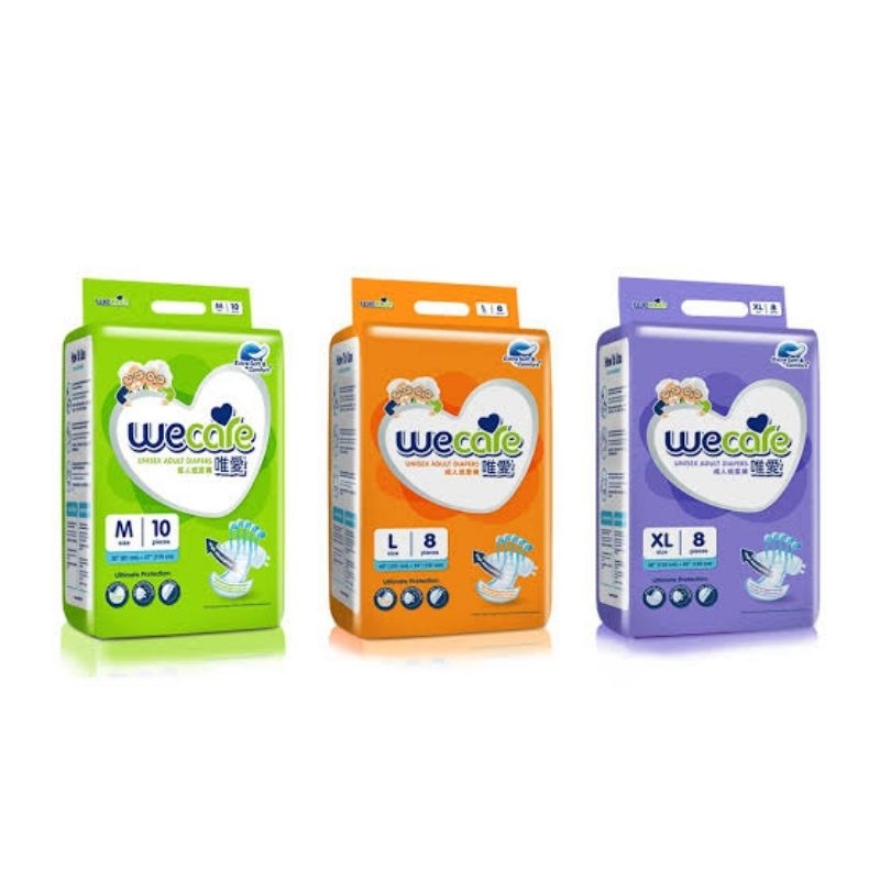 Popok Wecare Adult Diapers/ Popok Wecare Dewasa Perekat