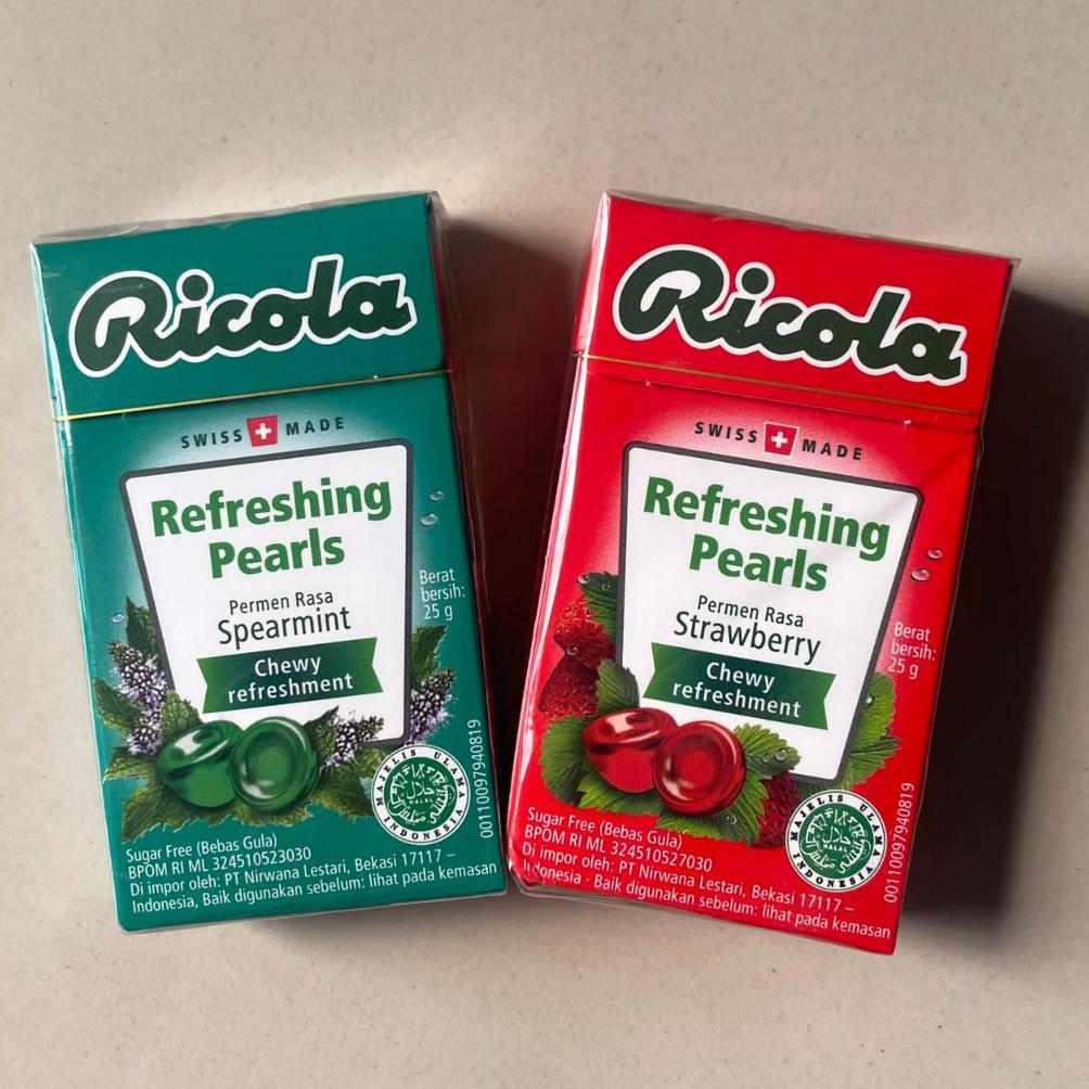 Cepat laku Ricola Pearls 25 Gr