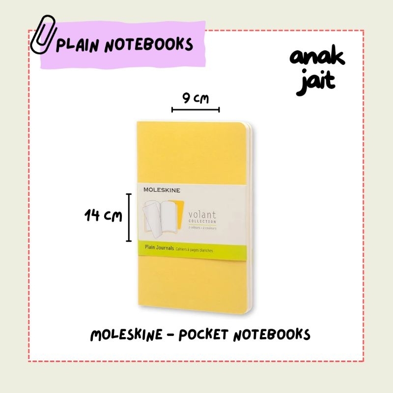 

Moleskine Notebook / Moleskine Notebook Volant / Moleskine Original / Moleskine Notebook Polos / Moleskine Notebook Kuning - Notebook Moleskine Small - Agenda Impor / Moleskine Original Volant 2 Pcs / Agenda Moleskine Kecil / Moleskine Pocketbook Termurah