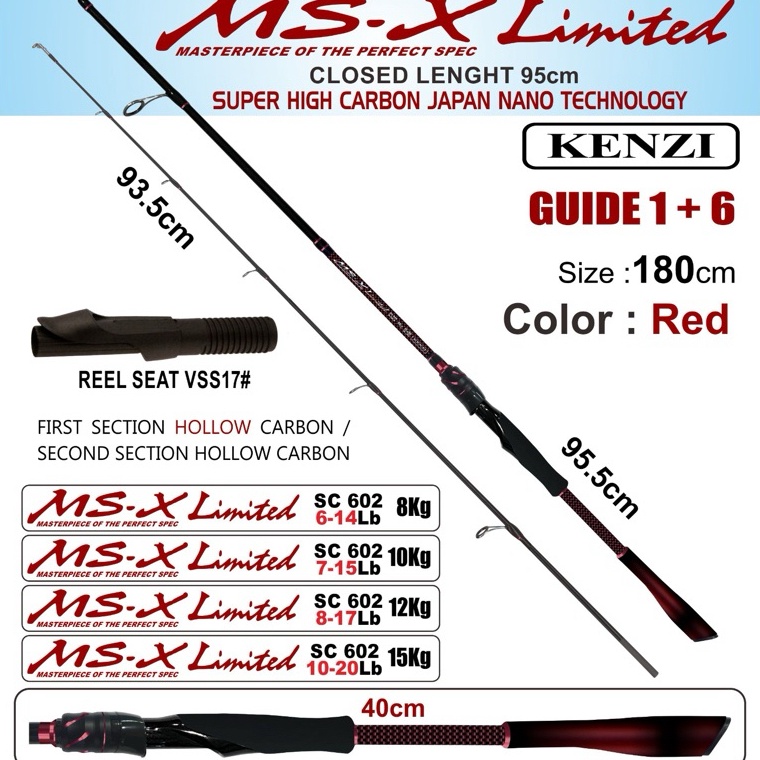 ART P1Q8 JORAN KENZI MSX LIMITED 62 614lbs 715lbs 817lbs 12lbs