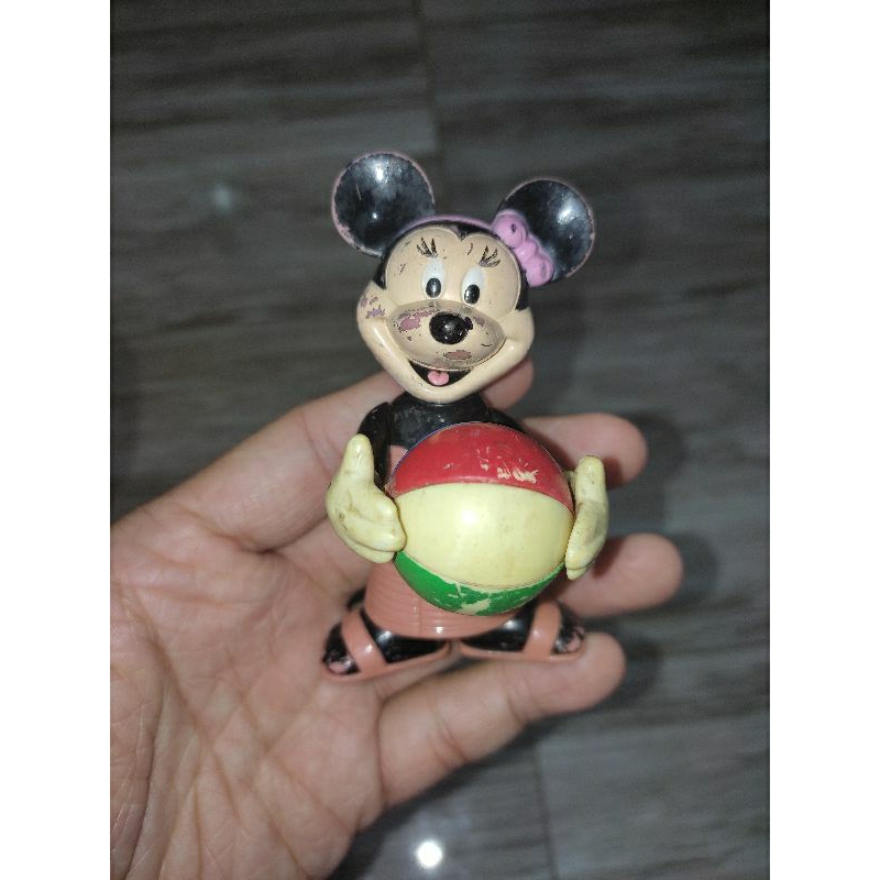 ACTION FIGUR FIGURE JUALAN MAINAN MINNIE MINI DISNEY MCDONALDS HAPPYMEAL HAPPY MEAL PRELOVED BEKAS T
