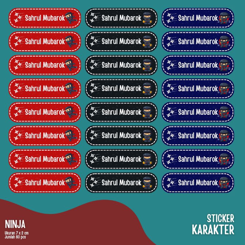 

STICKER NAMA (CUSTOM)