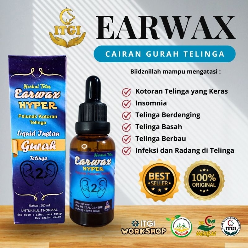 Cairan Gurah Telinga, Pembersih Kotoran Telinga, Obat Congek