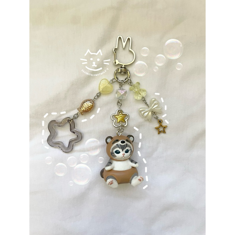 Raccoon Mofusand Keychain | Gantungan Mofusand | Mofusand Keychain