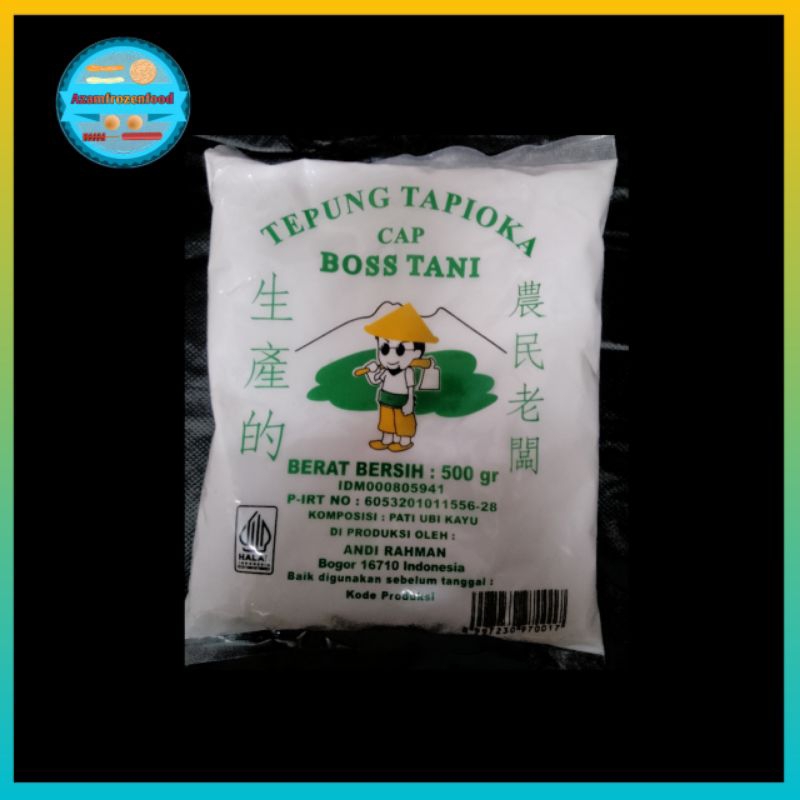 

TEPUNG TAPIOKA CAP BOS TANI 500gr