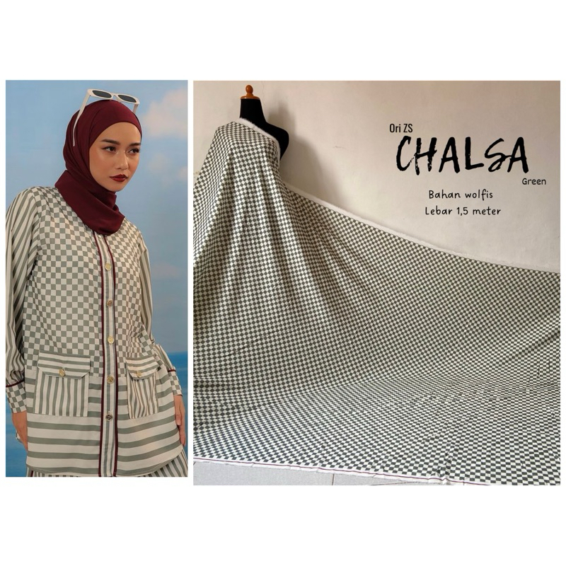 Kain Ori Zaskia Sungkar Motif Chalsa Bahan Wolfis