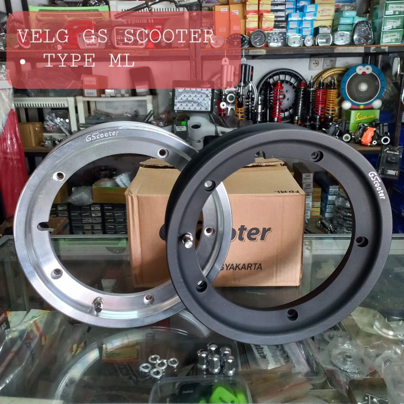 VELG VESPA RING 10 GS SCOOTER ML gsscooter tubeless tubles velk pelg velek pelek