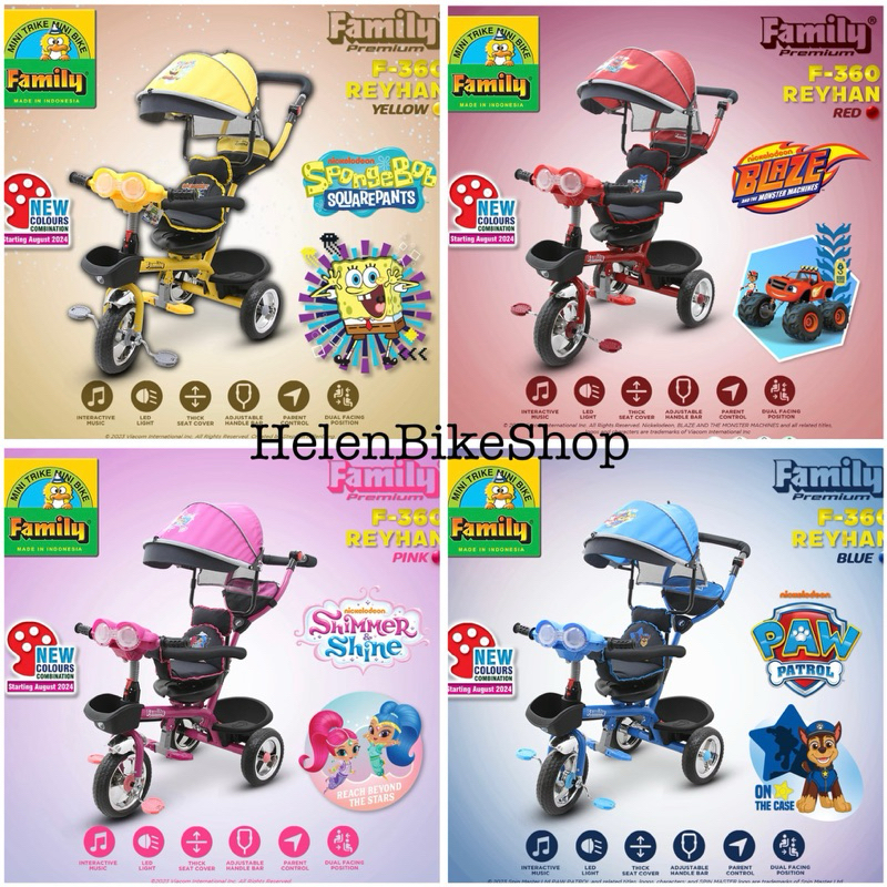 Sepeda Roda 3 Family Reyhan 360 H New