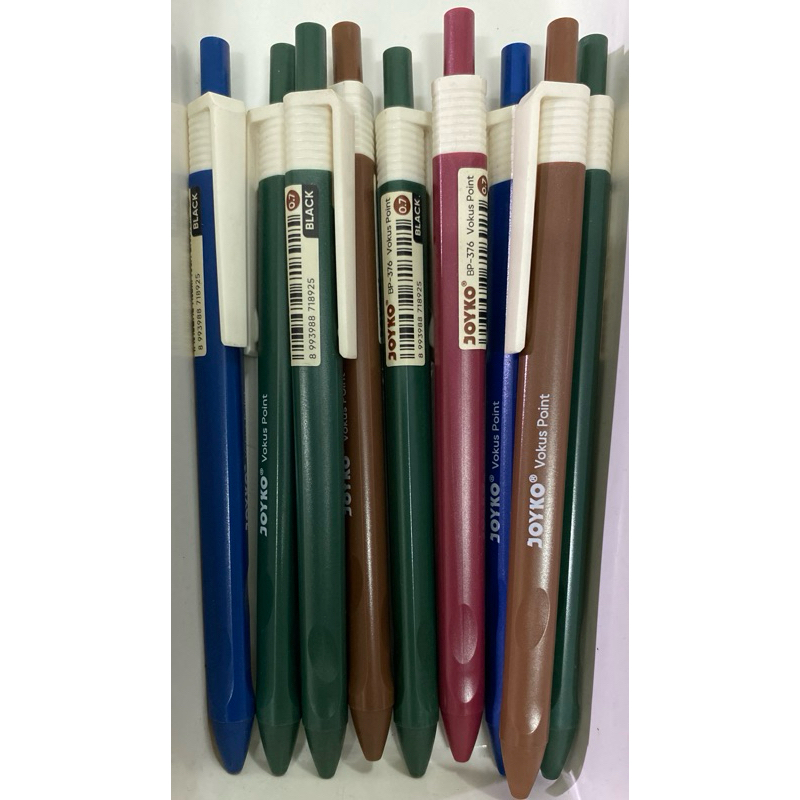 

Bolpoin Joyko BP-376 Vokus Point 0.7 Tinta Hitam