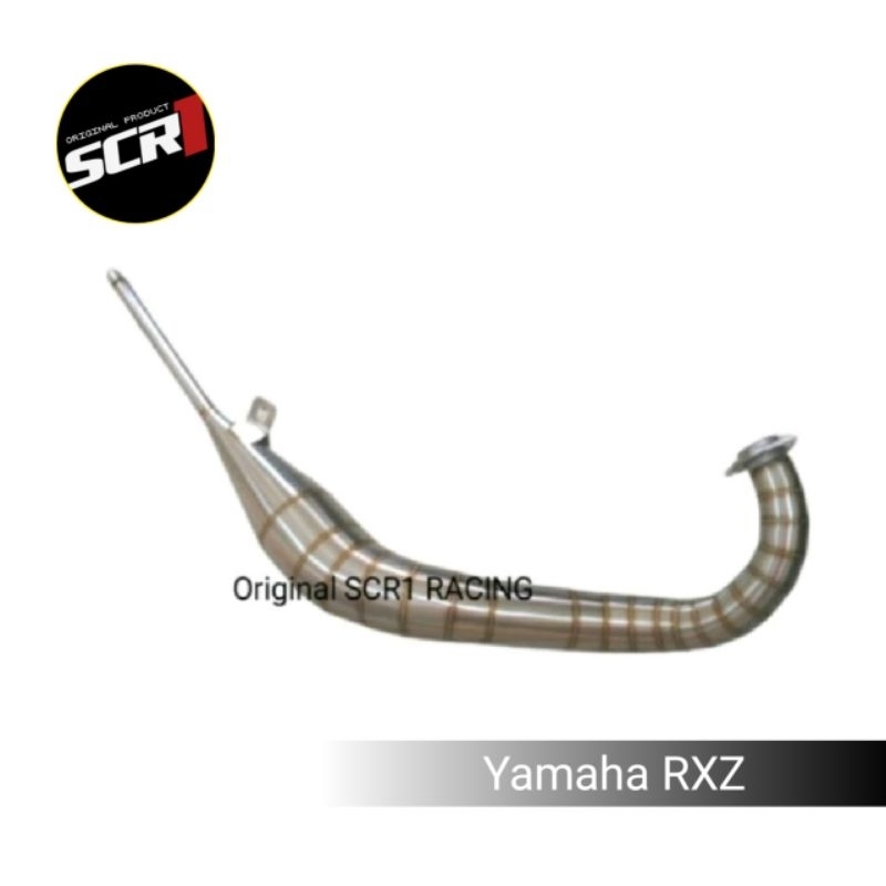 knalpot racing Yamaha RXZ Pipe On pipe-on style stainless