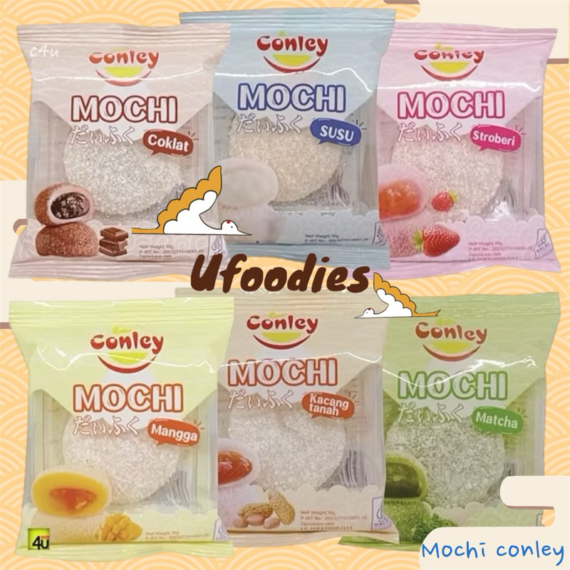 

MOCHI VIRAL / MOCHI CONLEY TABUR KELAPA MOCHI DOUBLE COKLAT Enak Kenyal Lembut Manis HALAL