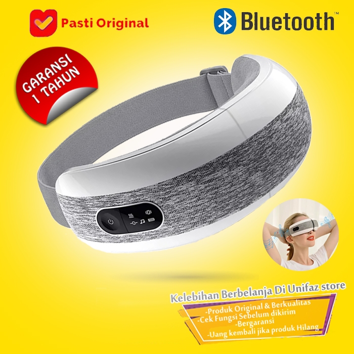 Alat Pijat Mata Electric Bluetooth Eye Massager Alat Pijit Mata Listrik PREMIUM Garansi 1 Tahun