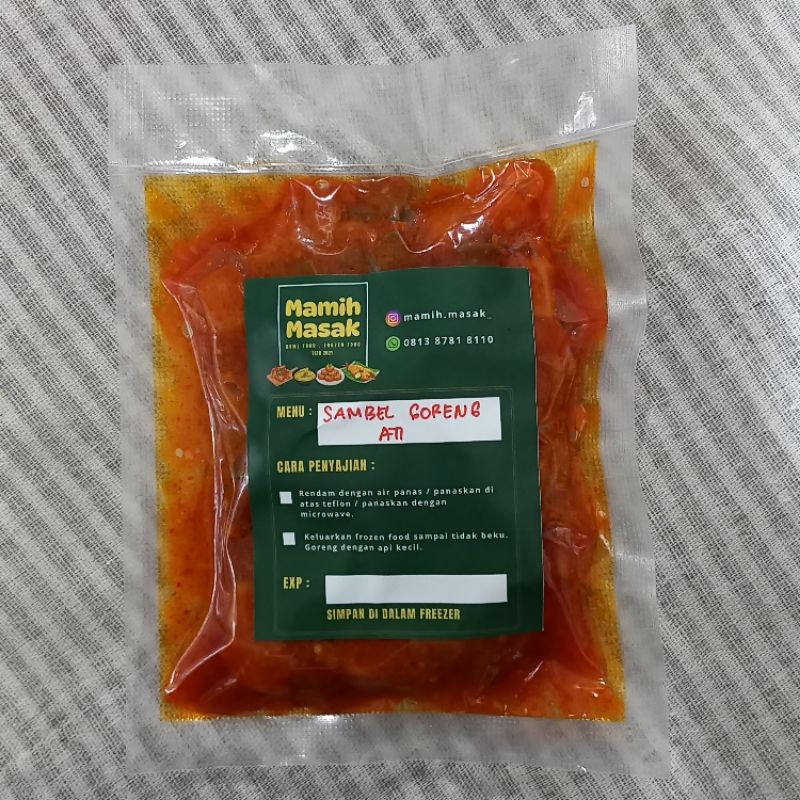 

MAMIH MASAK - Sambel Goreng Ati - Makanan Beku
