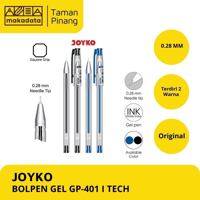 

PULPEN / BOLPEN / BOLPOINT GEL JOYKO GP-401 ITECH (1 PCS)