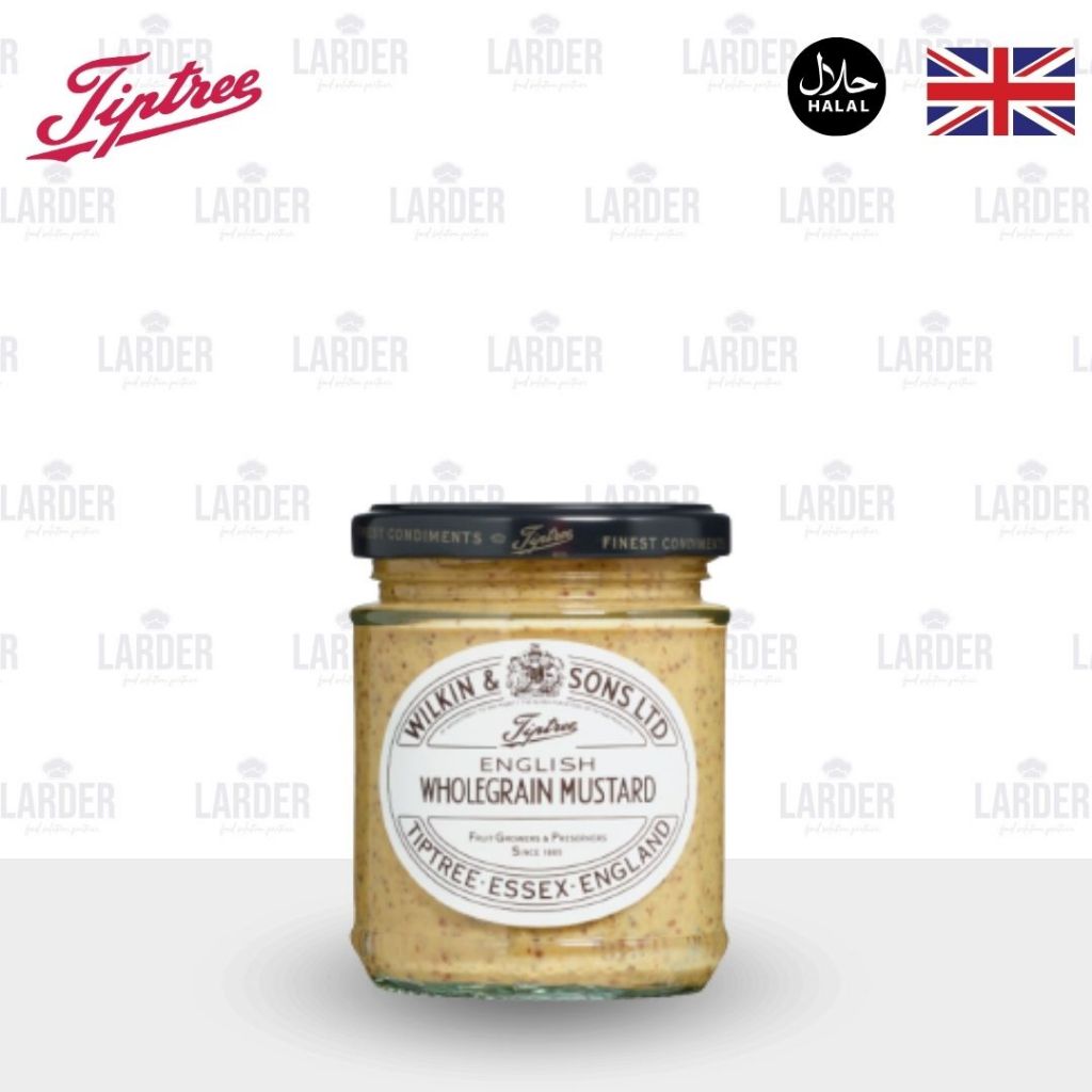 

TIPTREE English Whole Grain Mustard 185g Mustard Gandum Utuh Inggris