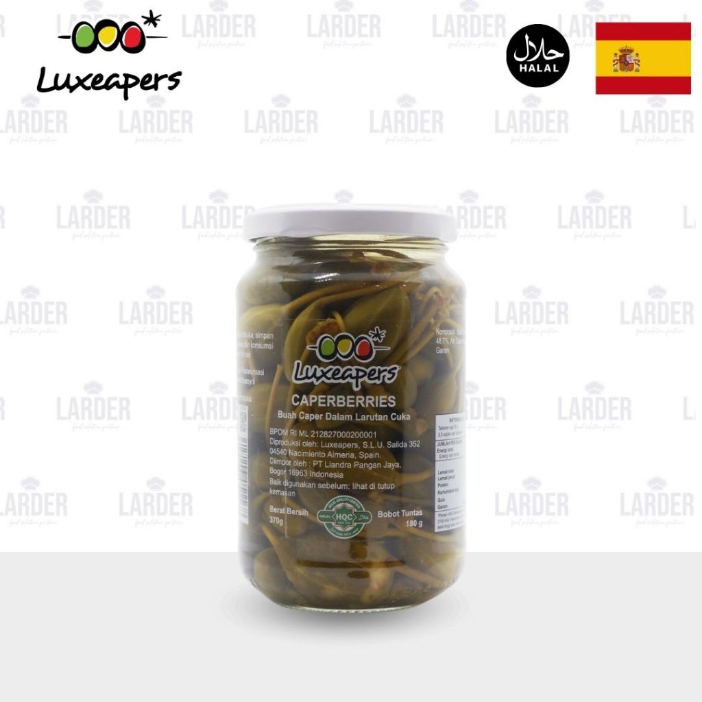 

LUXEAPERS Caperberries 370g Acar Buah Capers