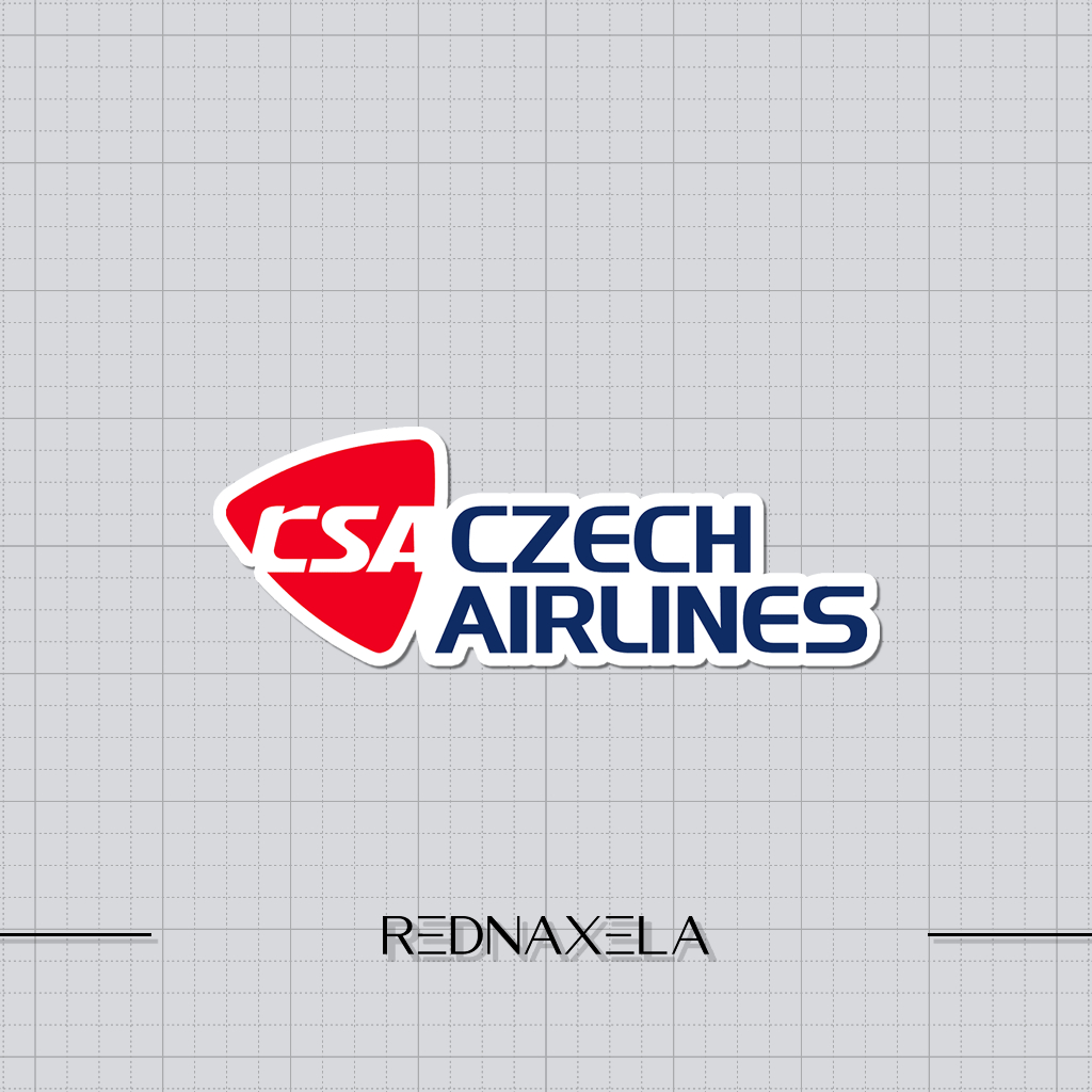 

Stiker Vinyl Czech Airlines Stiker Koper Outdoor Travel Sticker