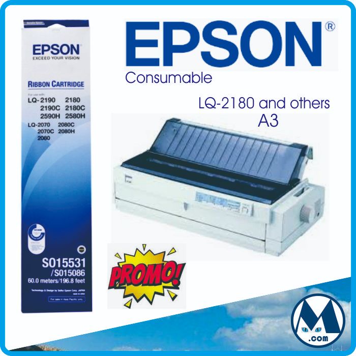 Pita Ribbon Cartridge Printer EPSON LQ-2190 / LQ-2180 / LQ2190 / LQ2180 / LQ 2190 / LQ 2180