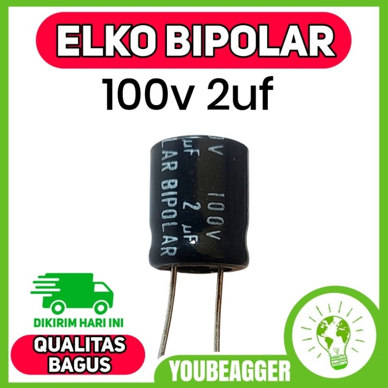 Elko bipolar 100v 2uf