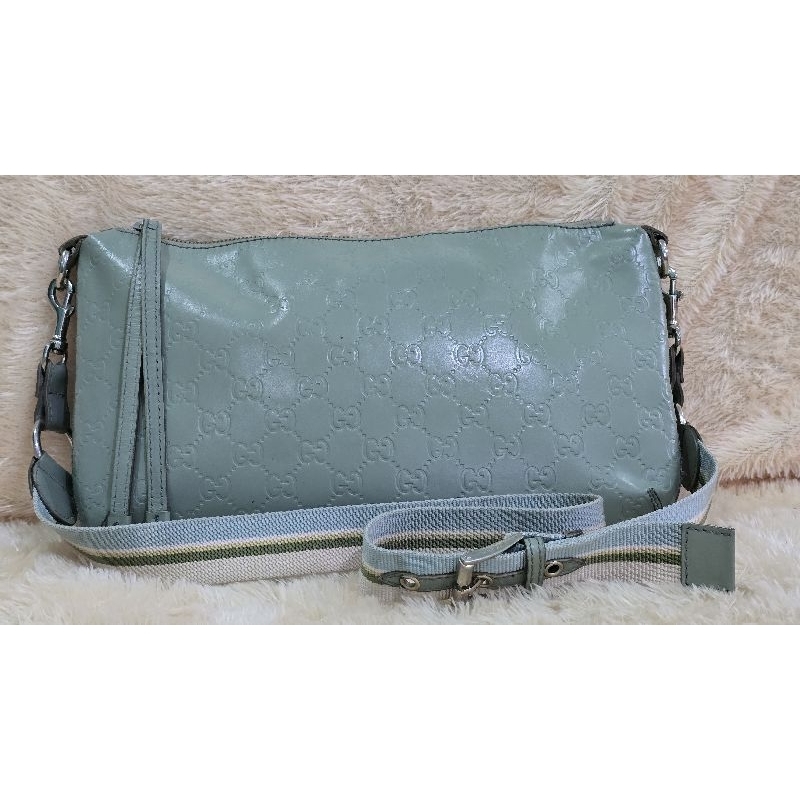 tas preloved gcci warna mint