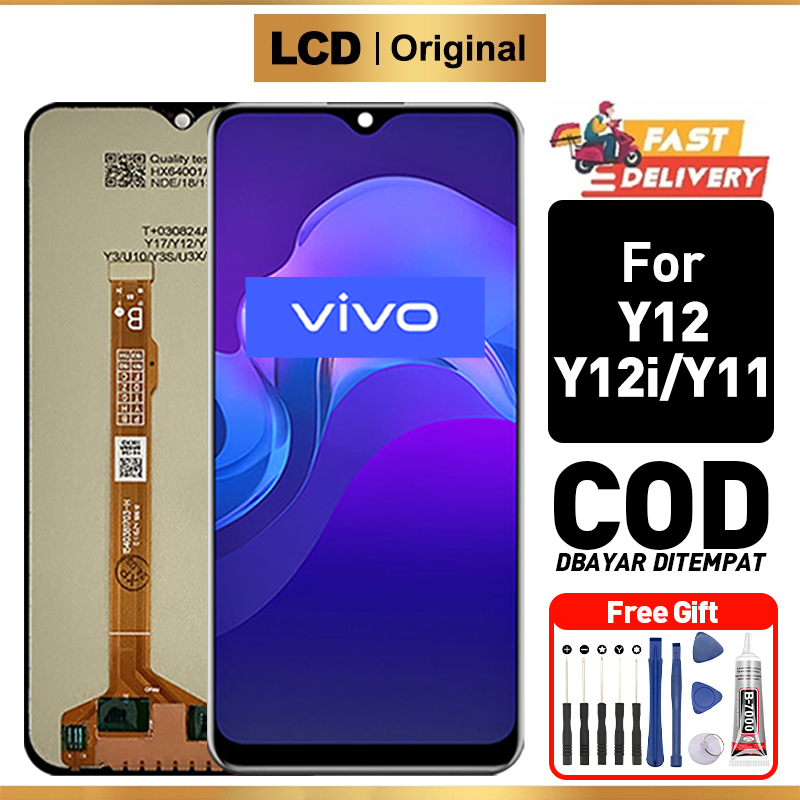 Original LCD VIVO Y12 LCD VIVO Y12i LCD VIVO Y11 Touchscreen Fullset Asli Ori For Glass Touch Screen