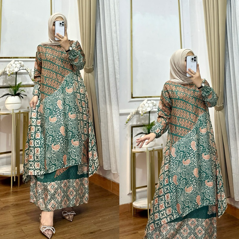 *Set Tunik Batik Sutra*